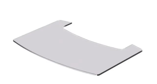 Nordpeis Uno 1 gulvplate i klart glass
