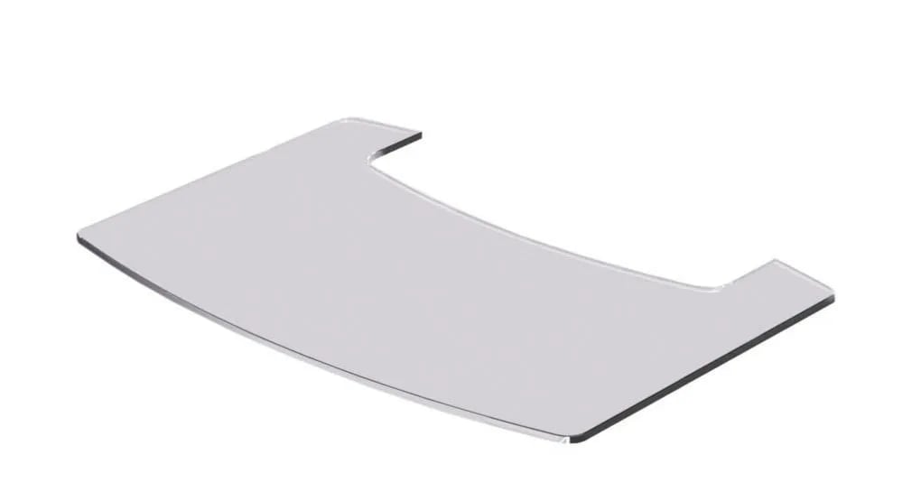 Nordpeis Uno 1 gulvplate i klart glass - bilde 1