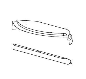 Dovre Hvelv / røykvenderplate til 2200/2400 CB, 2200/2400 CB PAN