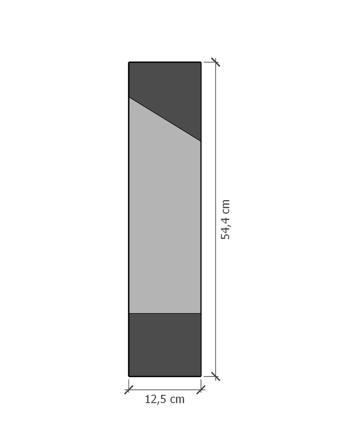 Glass til Jøtul F 370 Advance - Venstre sideglass
