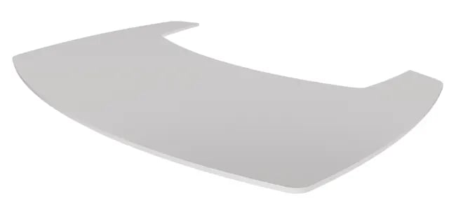 Nordpeis Duo 2/4/5/6 gulvplate i klart glass