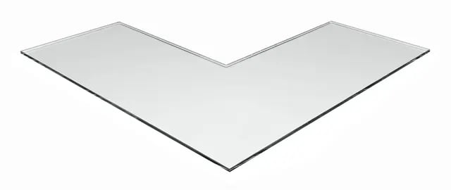 Nordpeis Odense Exclusive gulvplate i klart glass