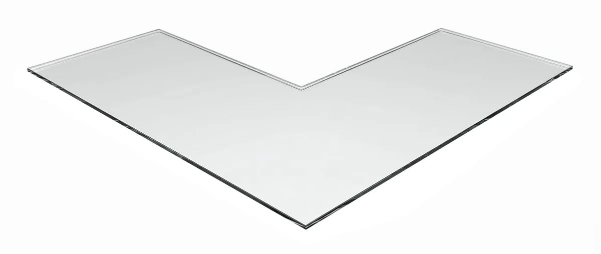 Nordpeis Odense Exclusive gulvplate i klart glass