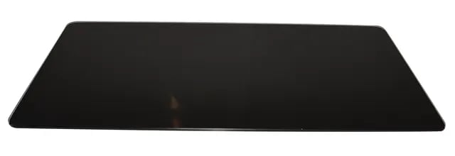Nordpeis Salzburg XL gulvplate i sort glass