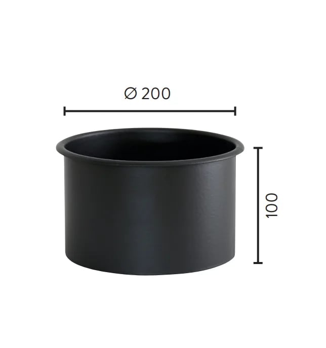 Ø200mm Mur / foringsstuss MBE