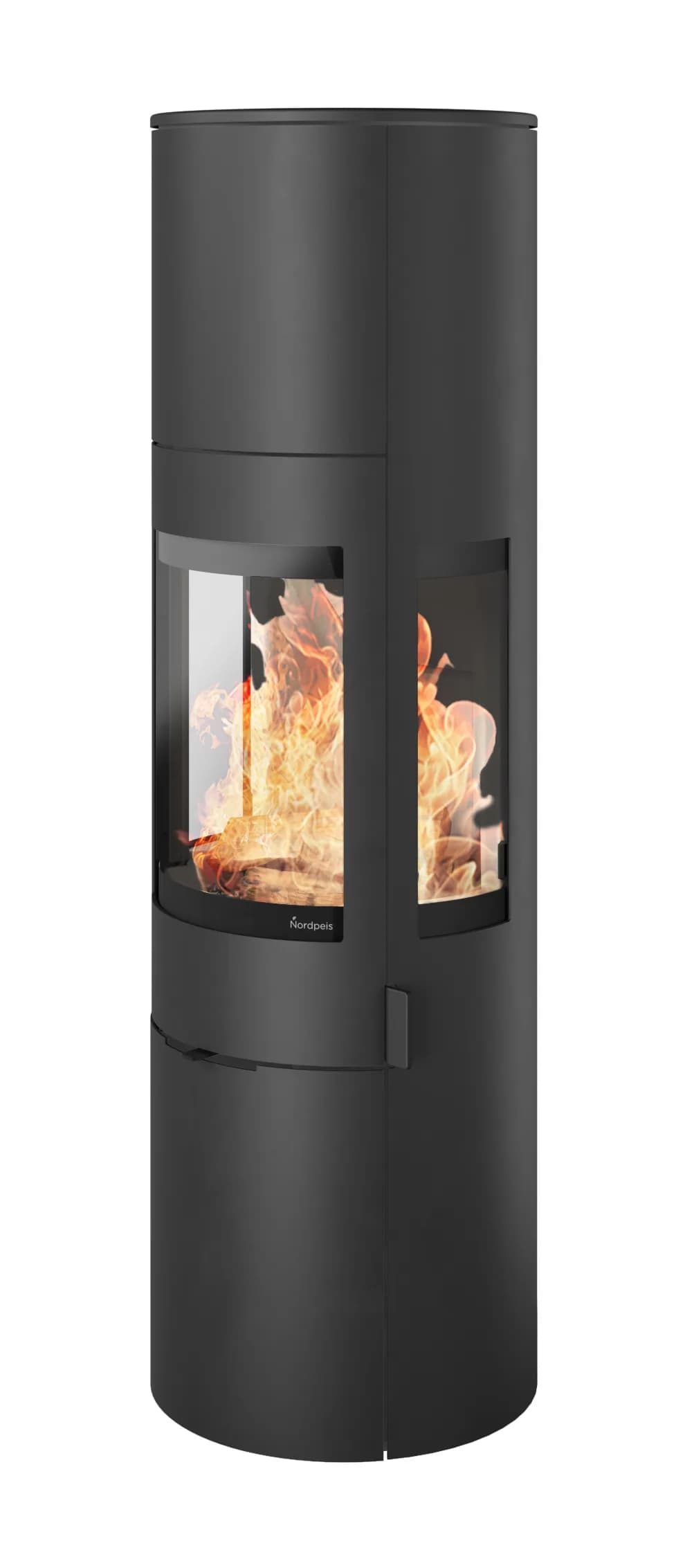 Nordpeis Origo High DV med sideglass mørk Thermotte