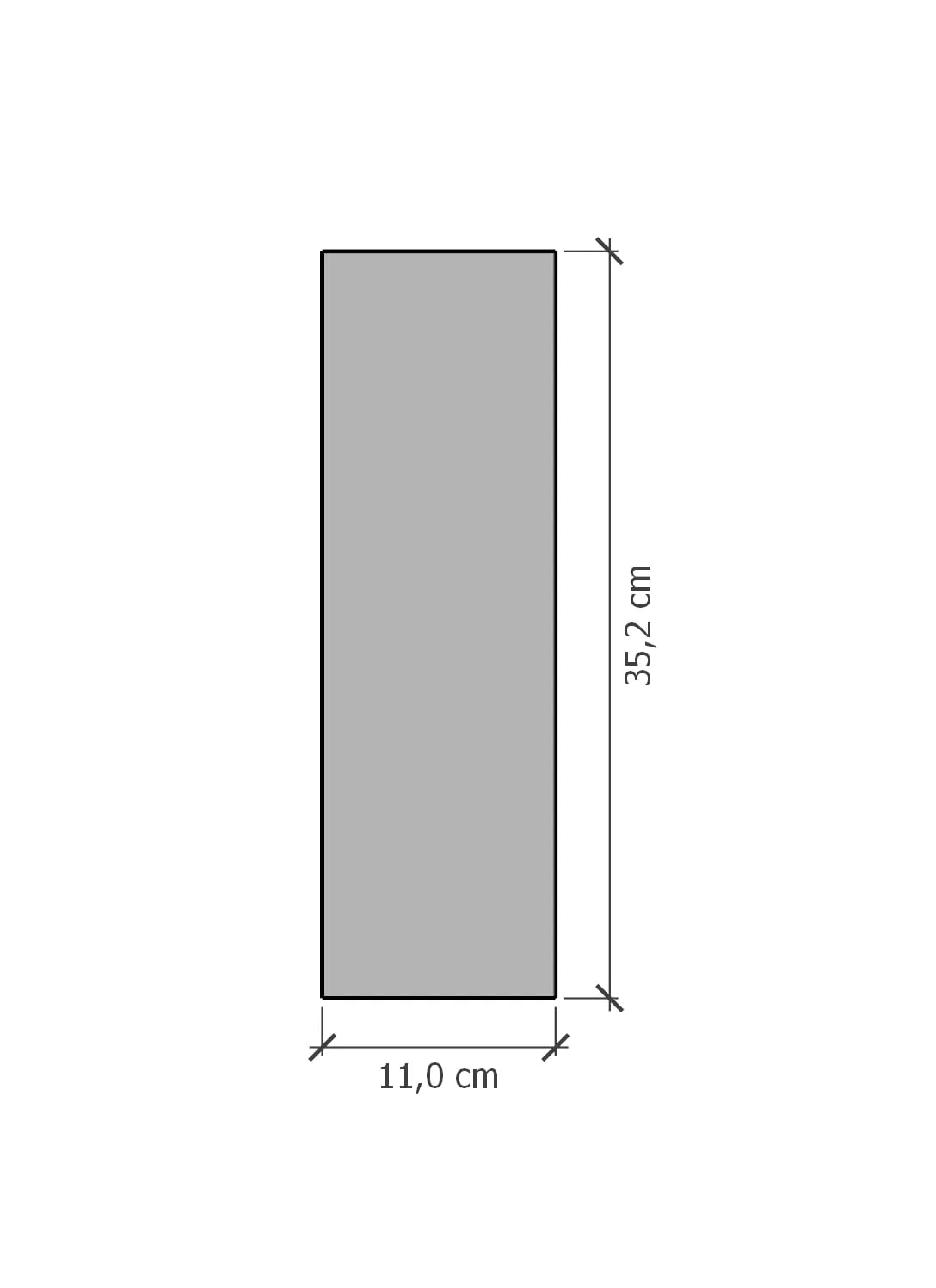 Glass til Jøtul F 130 serien Sideglasset