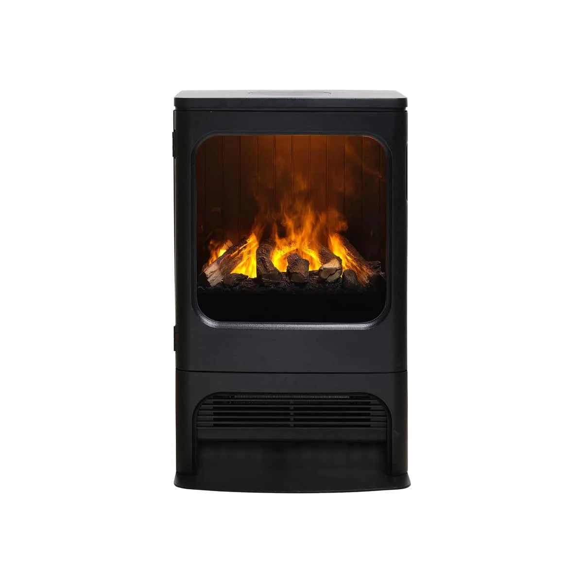 Faber Dimplex Mapleton 80 Opti-Myst LED plassert i hjørne med 3-sidig flammeutsikt