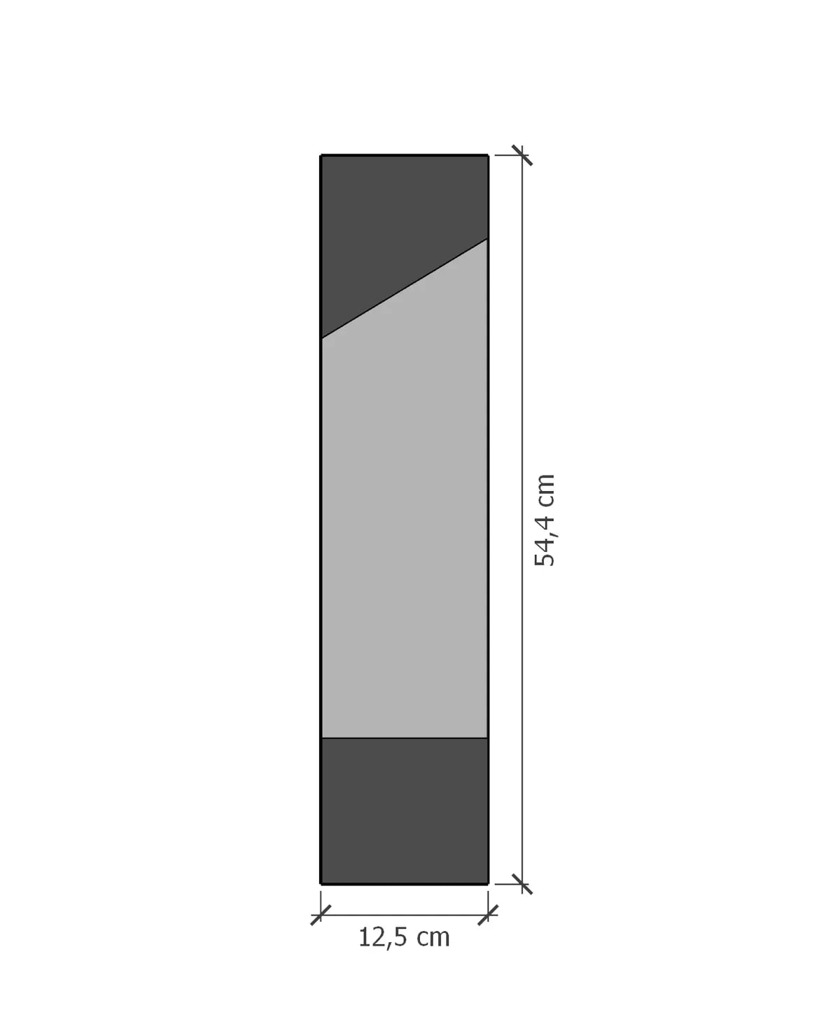 Glass til Jøtul F 370 Advance - Høyre sideglass