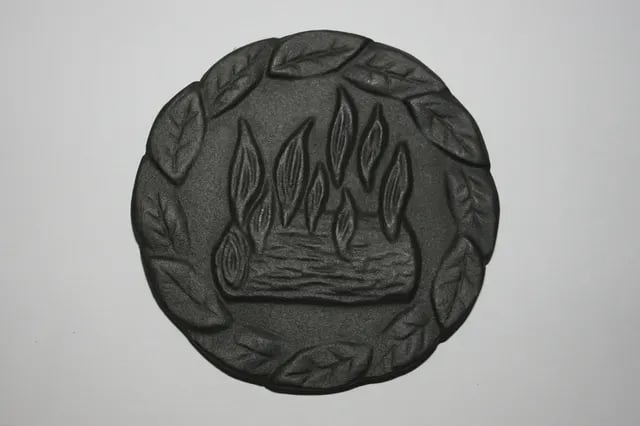 Dovre Lokk side/bak m/flamme (uten travers/skruer) Antrasitt