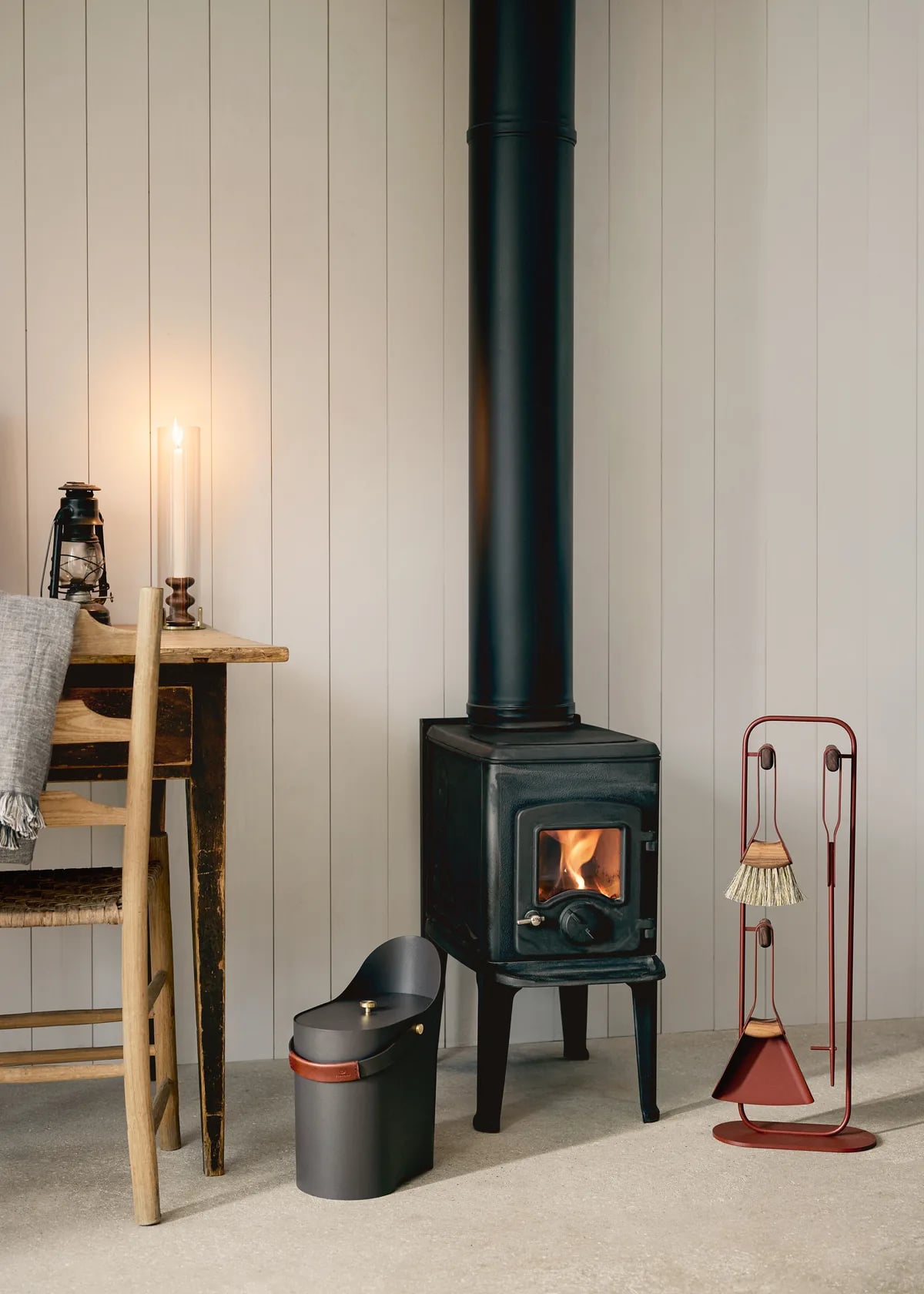 Nordpeis Orion med flammer