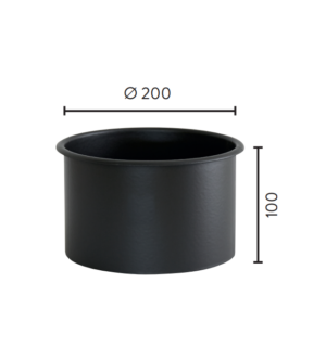 Ø200mm Mur / foringsstuss MBE
