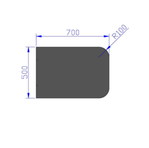 50x70cm gulvplate (MBE)