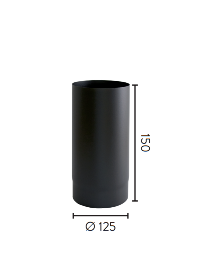 Ø125x150 rett 1,1mm MBE