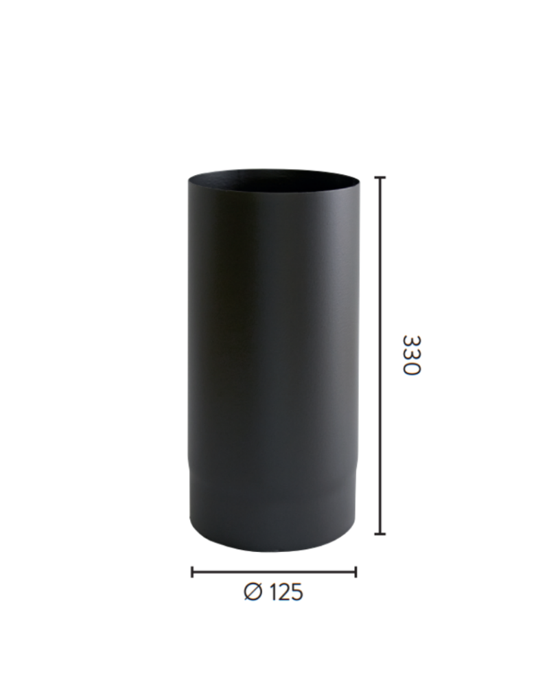 Ø125x330 rett 1,1mm MBE