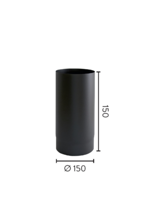 Ø150x150 rett 1,1mm MBE