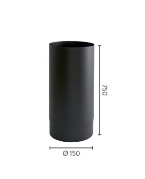 Ø150x750 rett 1,1mm MBE