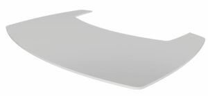 Nordpeis Duo 1 gulvplate i klart glass