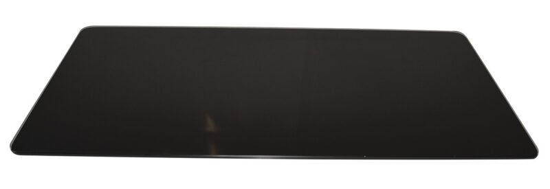 Nordpeis Salzburg L gulvplate i sort glass