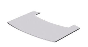 Nordpeis Uno 1 gulvplate i klart glass
