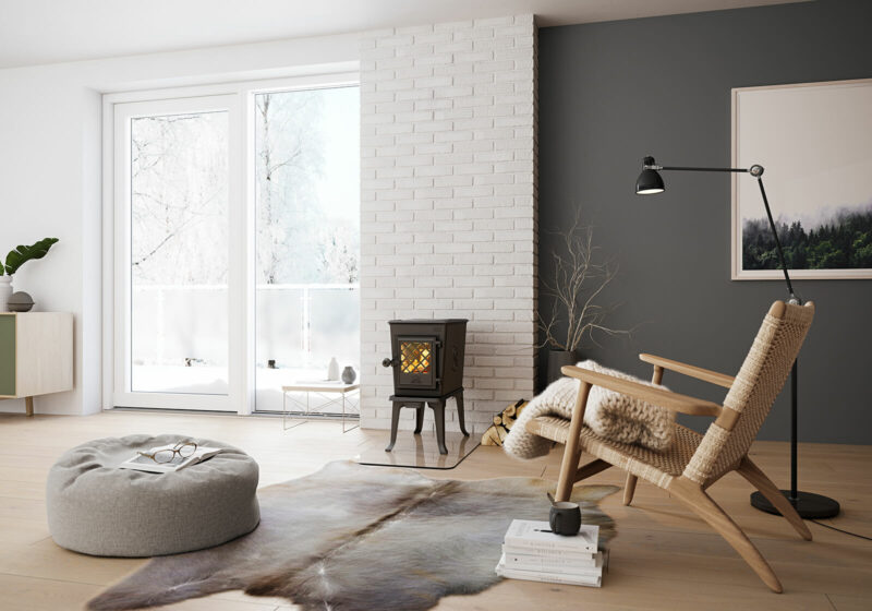 JØTUL F 602 ECO - Sort lakk - Bilde 3