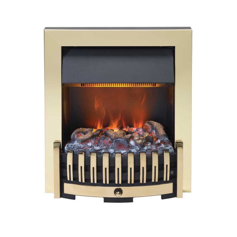 Dimplex Danville Messing Opti-Myst, Halogen, 2-stegs 1000/2000W, frittstående