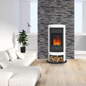 Dimplex Verdi Hvit, Opti-Myst, Halogen, 2-stegs 1000/2000W, frittstående