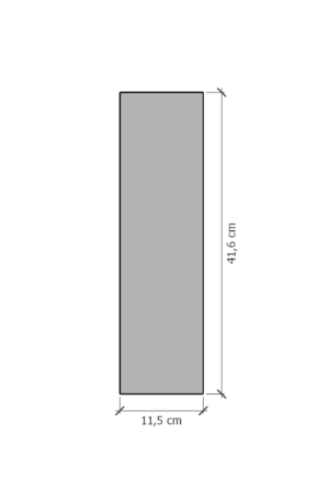 Glass til Jøtul F 160 / 260 serien sideglass, uten trykk