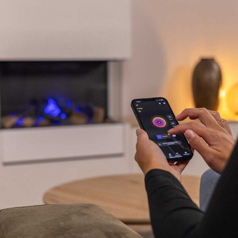 Dimplex 3-Step, Opti-Myst, RGB-LED, 710/970W, for innbygging - Bilde 8