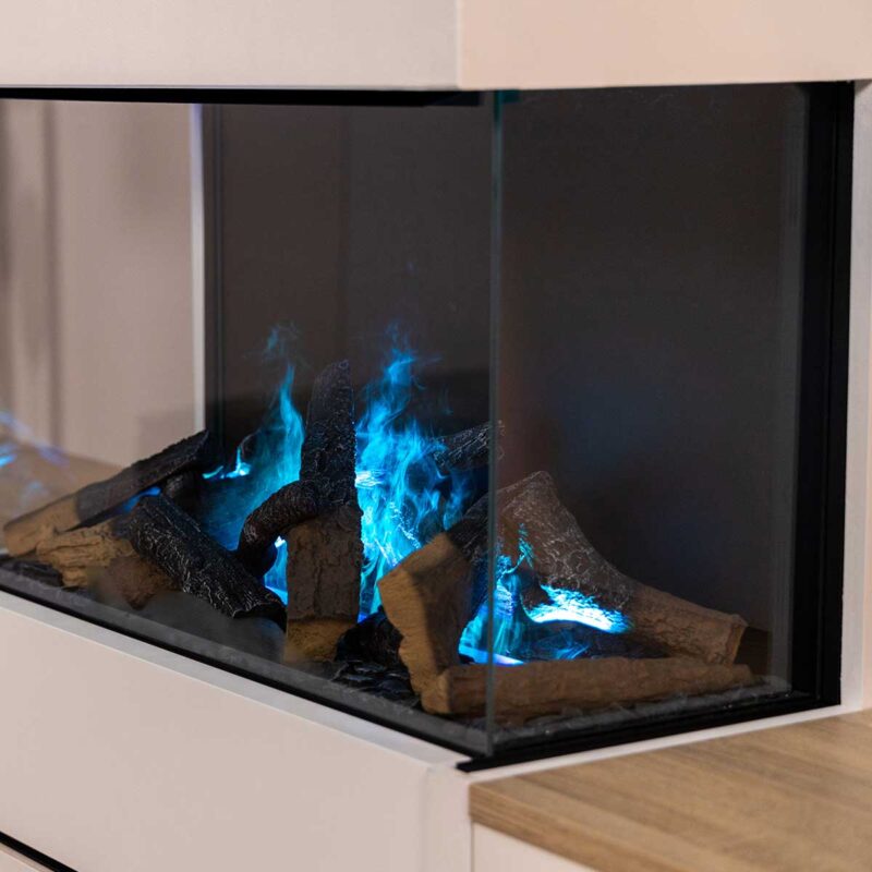 Dimplex 3-Step, Opti-Myst, RGB-LED, 710/970W, for innbygging