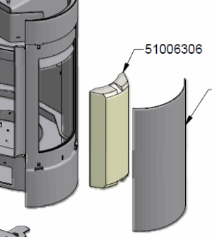 Scan 58 side brennplater (Uten sideglass)