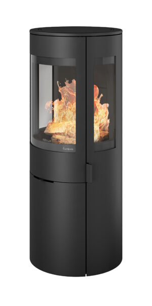 Nordpeis Origo DV med sideglass mørk Thermotte